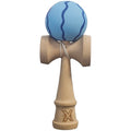 Kendama X Originala Rubber Grip - Jucarie din Lemn, 18 cm, Model Albastru Deschis