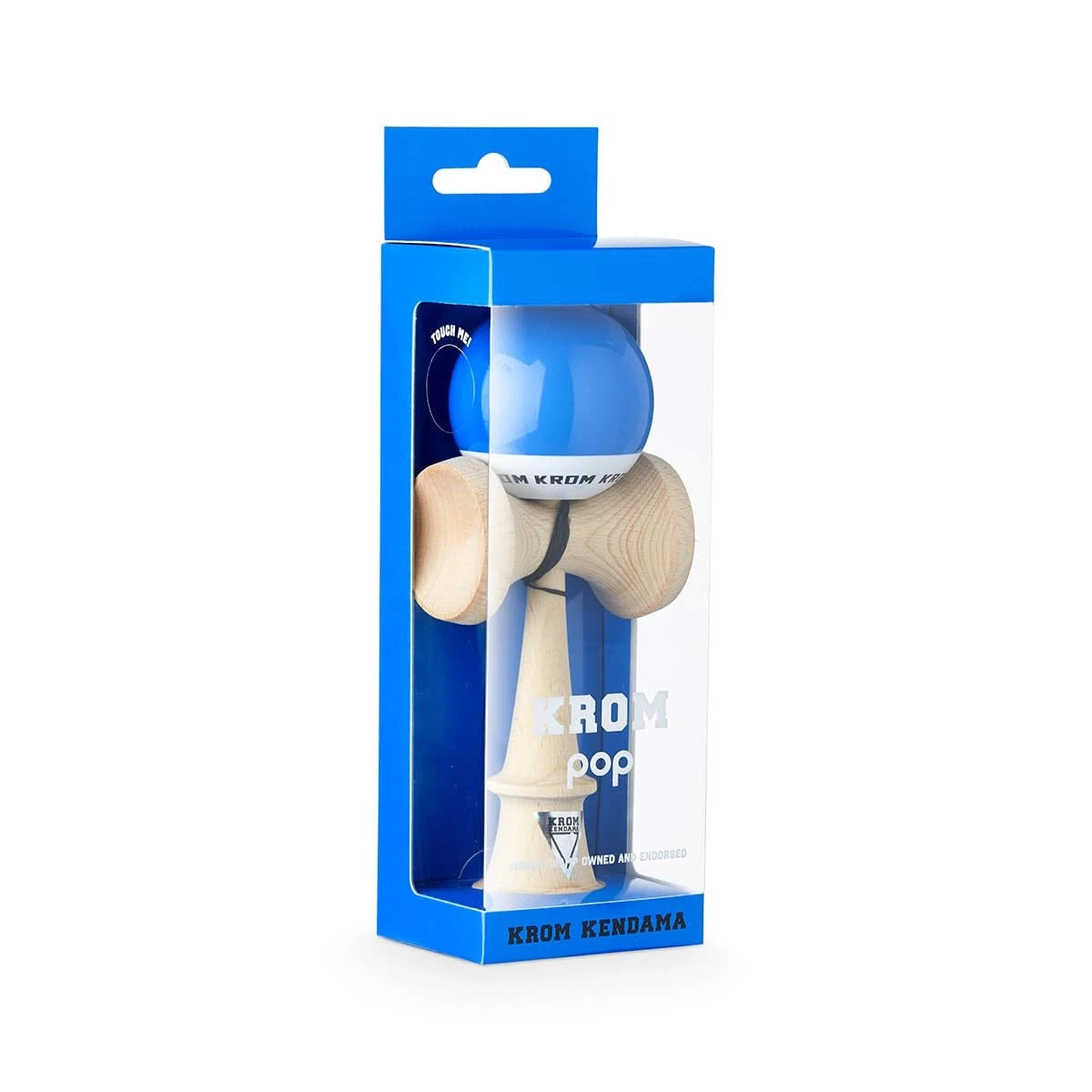 Kendama Tip KROM POP LOL Clear - Albastru Închis