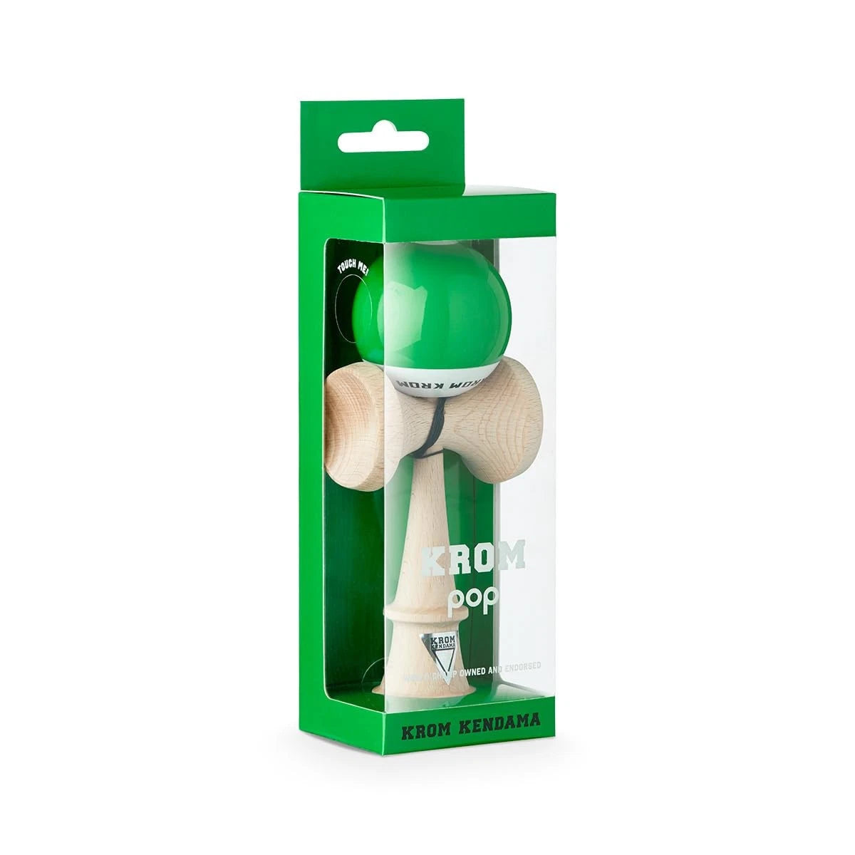 Kendama Tip KROM Pop LOL  Clear (Dark Green)