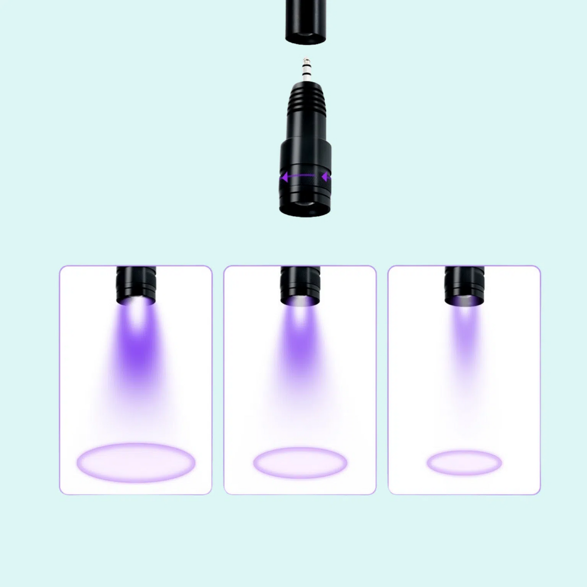 Lampa Led cosmetica, Lampa Ring Light cu luminozitate reglabilă și focalizare pentru adeziv pentru gene, Lampa profesionala gene