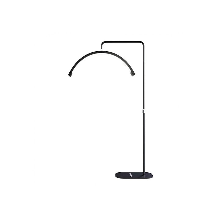 Lampa Led Semiluna cu Picior Fix, Reglarea Intesitatii si Suport pentru Telefon, 28 Inch - xStoc