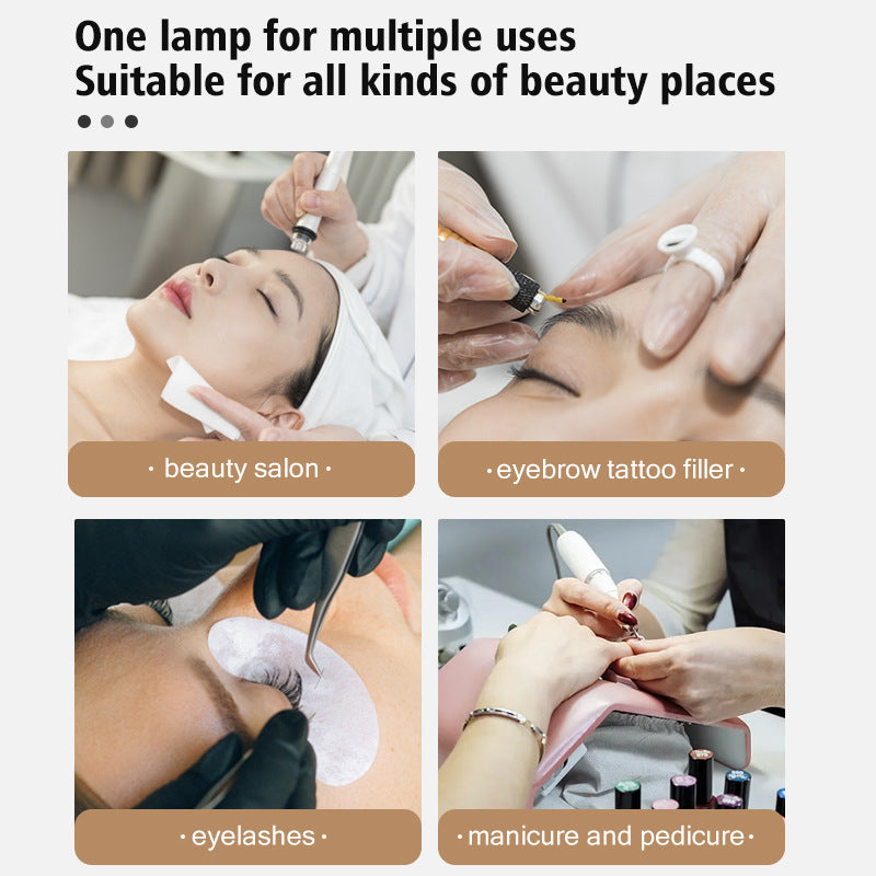 Lampa Profesionala pentru Make-Up, Semiluna,  cu LED 70 cm, alb