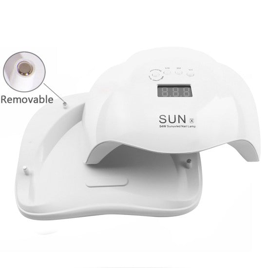 Lampa Unghii Sun - X, Led 54W pentru manichiura, Alb