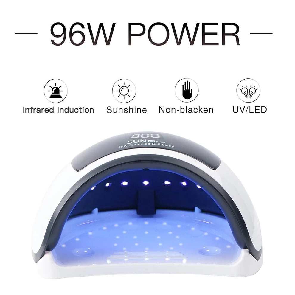 Lampa unghii UV LED 2in1 96w Super Power - Sun H3plus