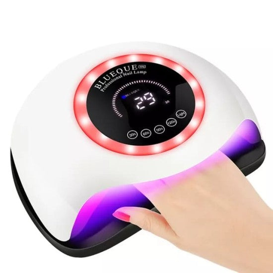 Lampa UV LED Profesionala Blueque V6, 168W, 42LED-UV, Display Digital, Touch Control