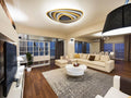 Lustra Led Design modern SLS - 3D, Aplicatie, Telecomanda, Intensitate reglabila 200w 7633
