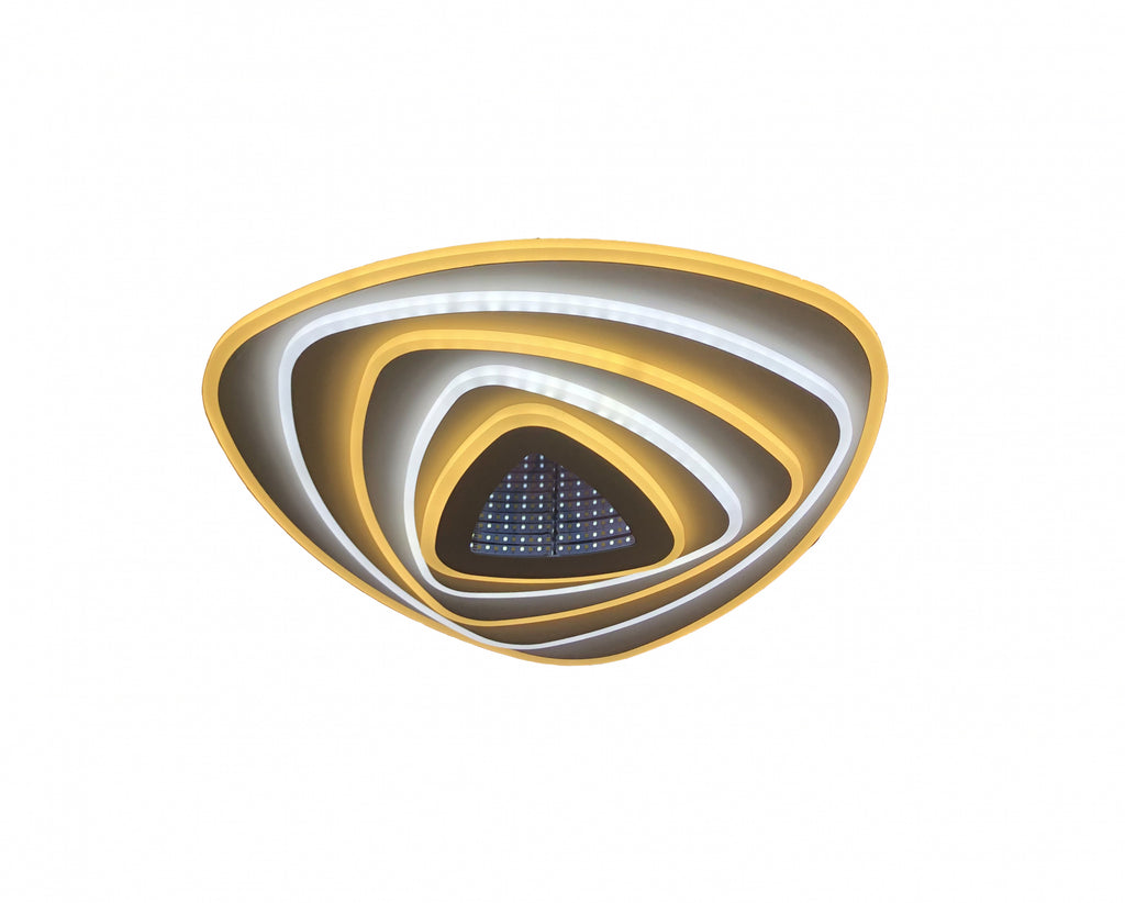 Lustra Led Design modern SLS - 3D, Aplicatie, Telecomanda, Intensitate reglabila 200w 7633