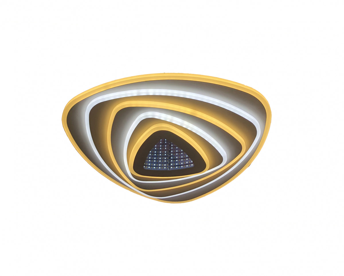 Lustra Led Design modern SLS - 3D, Aplicatie, Telecomanda, Intensitate reglabila 200w 7633