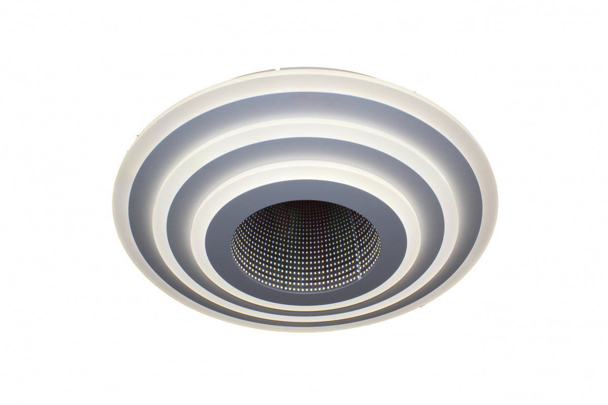 Lustra Led Design modern SLS - 3D, Aplicatie, Telecomanda, Intensitate reglabila 200w 7634