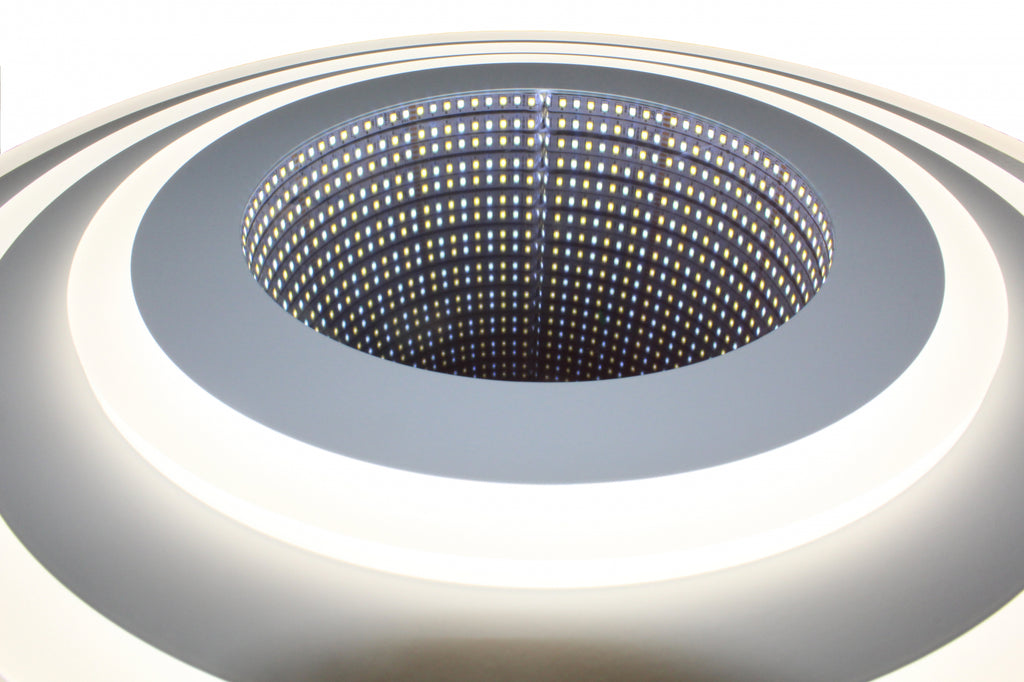Lustra Led Design modern SLS - 3D, Aplicatie, Telecomanda, Intensitate reglabila 200w 7634