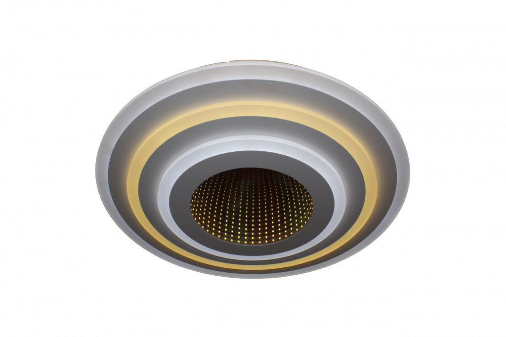 Lustra Led Design modern SLS - 3D, Aplicatie, Telecomanda, Intensitate reglabila 200w 7634