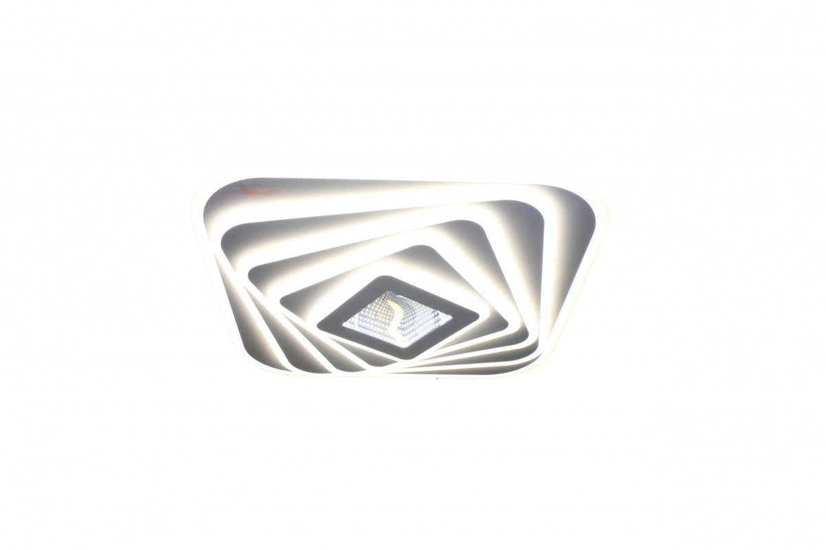 Lustra Led Design modern SLS - 3D, Aplicatie, Telecomanda, Intensitate reglabila 200w 7636