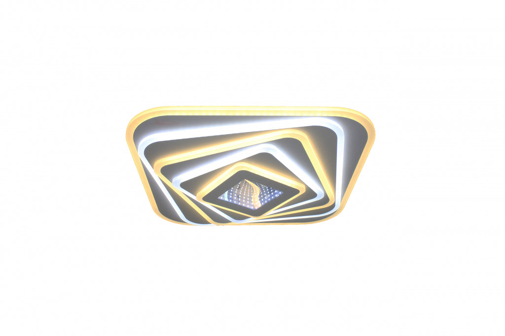 Lustra Led Design modern SLS - 3D, Aplicatie, Telecomanda, Intensitate reglabila 200w 7636