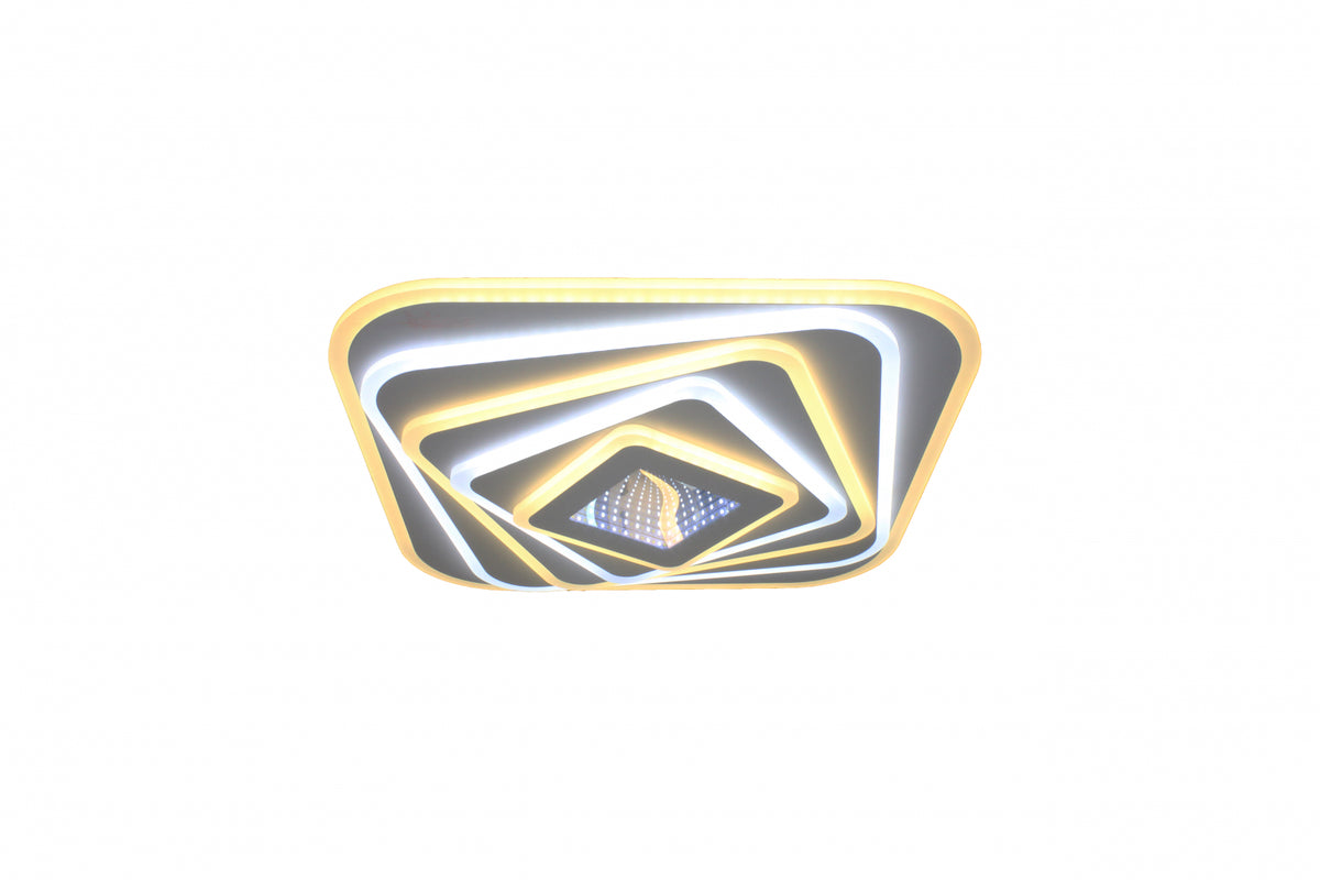 Lustra Led Design modern SLS - 3D, Aplicatie, Telecomanda, Intensitate reglabila 200w 7636