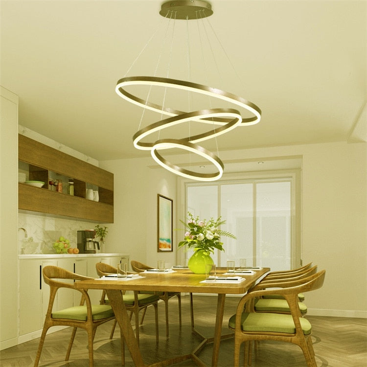 Lustra Led SLS - Design modern, Inaltime Reglabila, Telecomanda, 40x60x80 cm, 5512