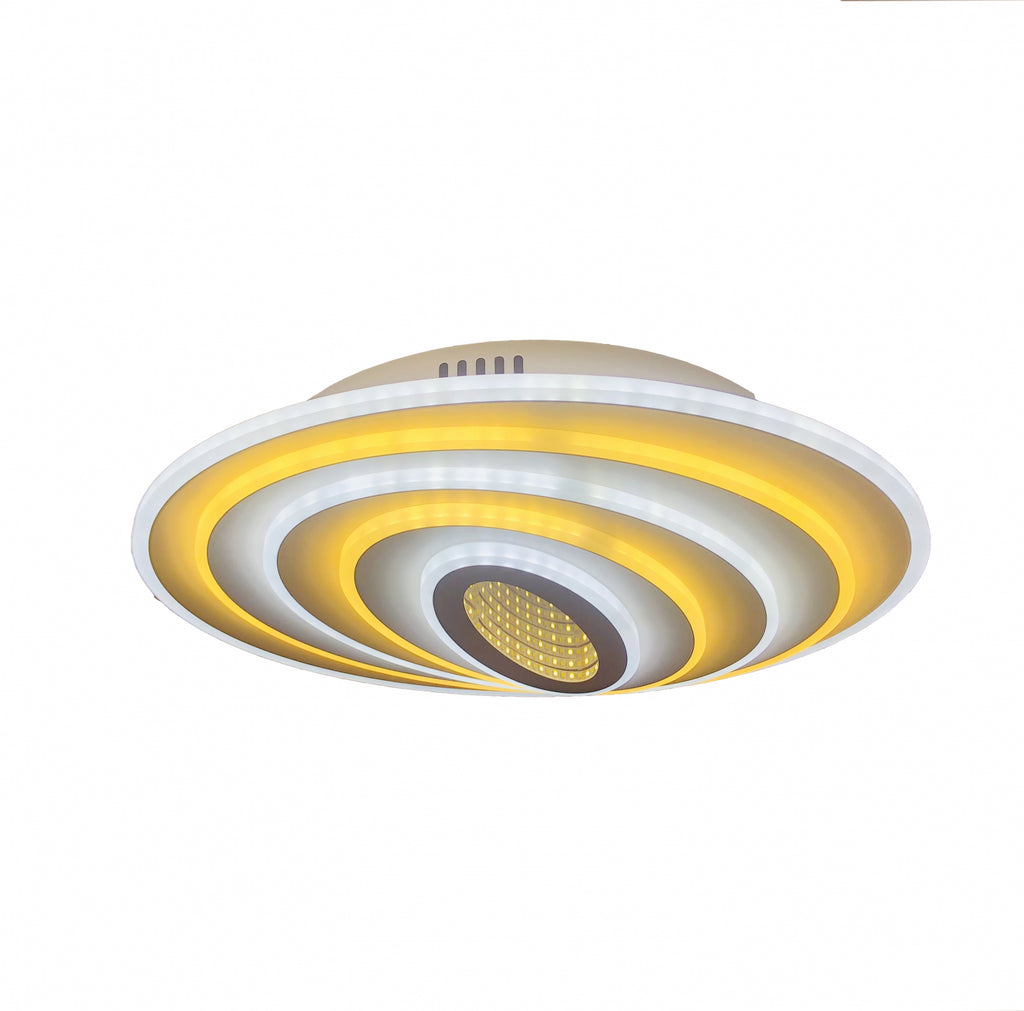 Lustra Led Design modern SLS - 3D, Aplicatie, Telecomanda, Intensitate reglabila 200w 7631