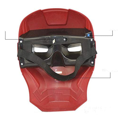 Masca Iron Man Model Avengers cu lumini, copii, multicolor