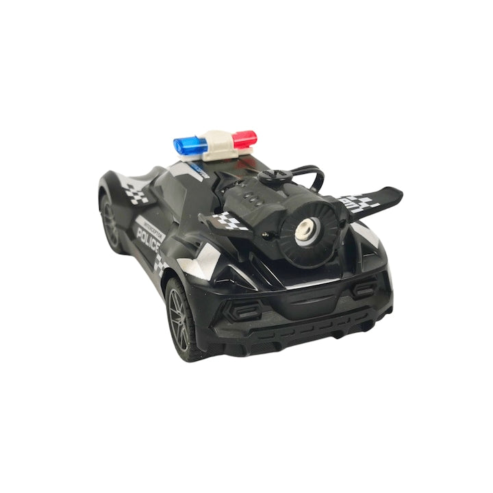Masina de politie de jucarie cu telecomanda, KMRC, 6+, Multicolor
