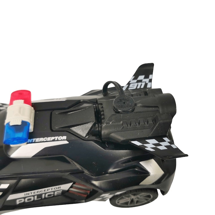 Masina de politie de jucarie cu telecomanda, KMRC, 6+, Multicolor