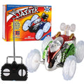 Masina RC nebuna Stunt Car cu lumini Dasher, 360 grade, multicolor
