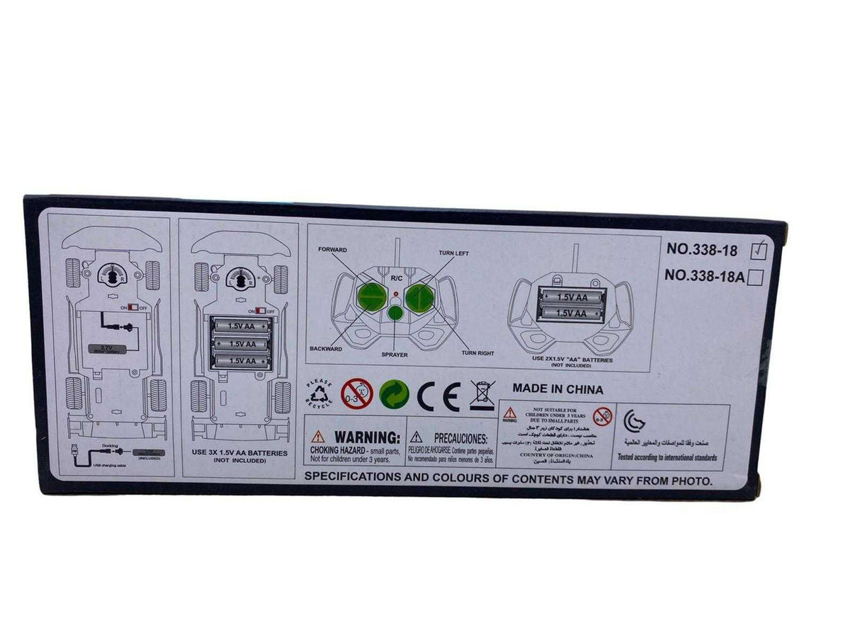 Masina Speed galbena cu telecomanda, scoate fum - xStoc