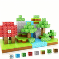 Minecube Inteligent Cuburi Magnetice de Constructie Craft, 80 buc