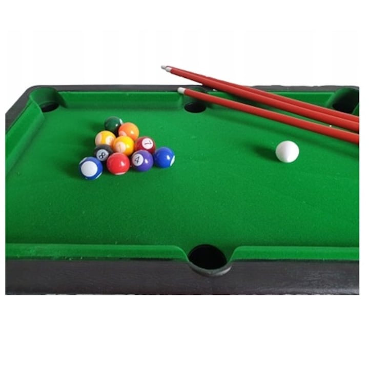 Mini masa de biliard Snooker Pool, pentru copii, 37 x 23 x 15 cm - xStoc