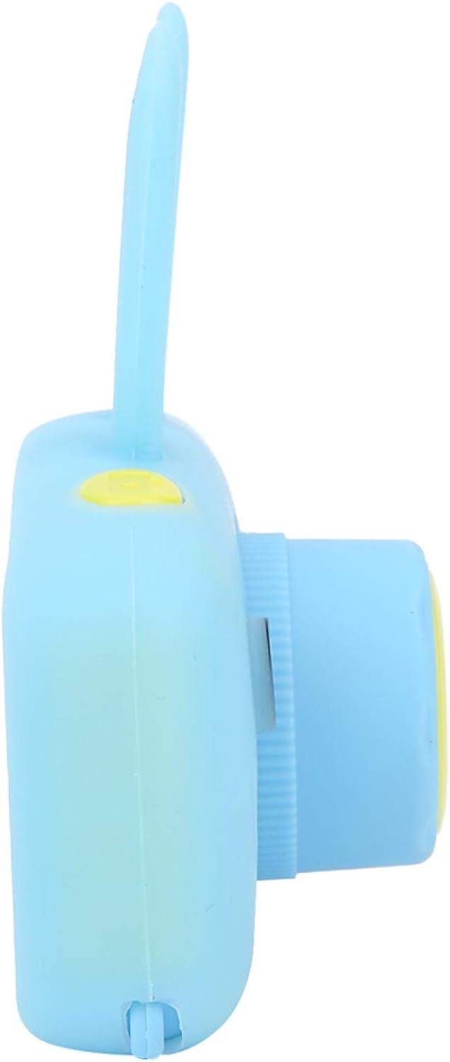 Aparat foto digital pentru copii, Blue, 1080P 30fps, LCD display 2.0", 600 mAh, Jocuri, Temporizator, Constructie durabila, ABS/Silicon