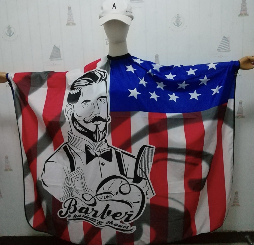 Pelerina de frizerie, Ajustabila, Material pongee Impermeabil, 140x160cm