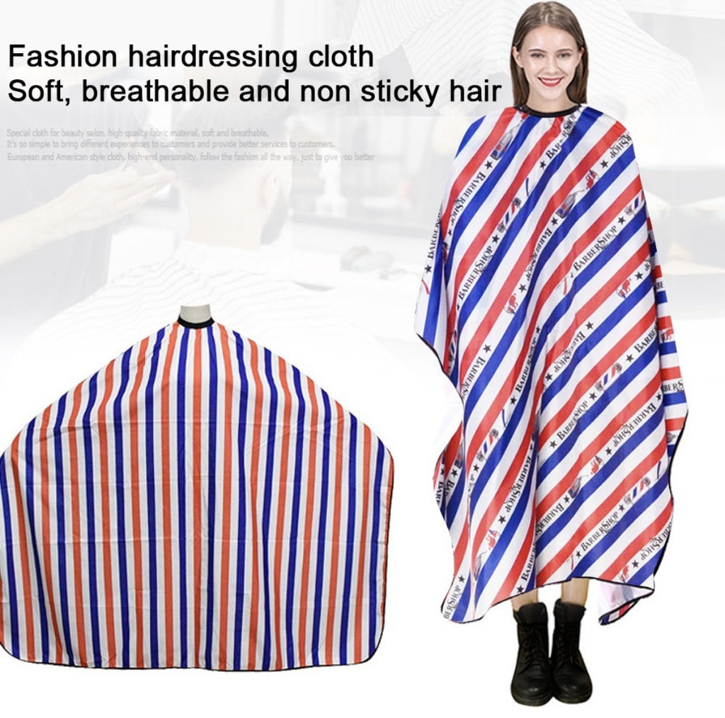 Pelerina de frizerie Rnemitery cu inchidere ajustabila, material usor, multicolor