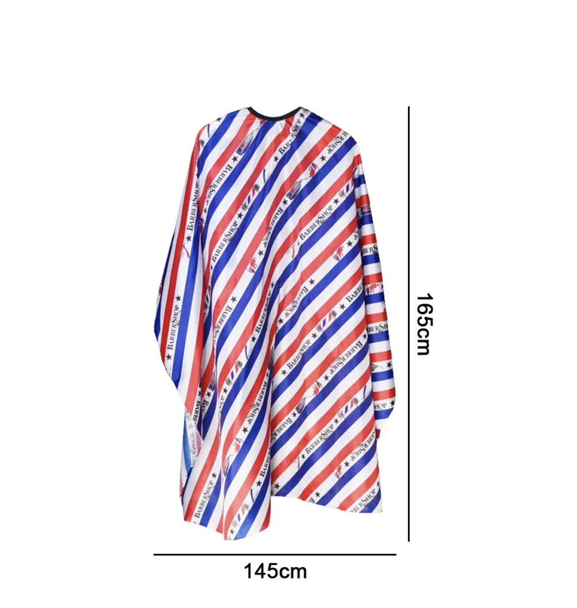 Pelerina de frizerie Rnemitery cu inchidere ajustabila, material usor, multicolor