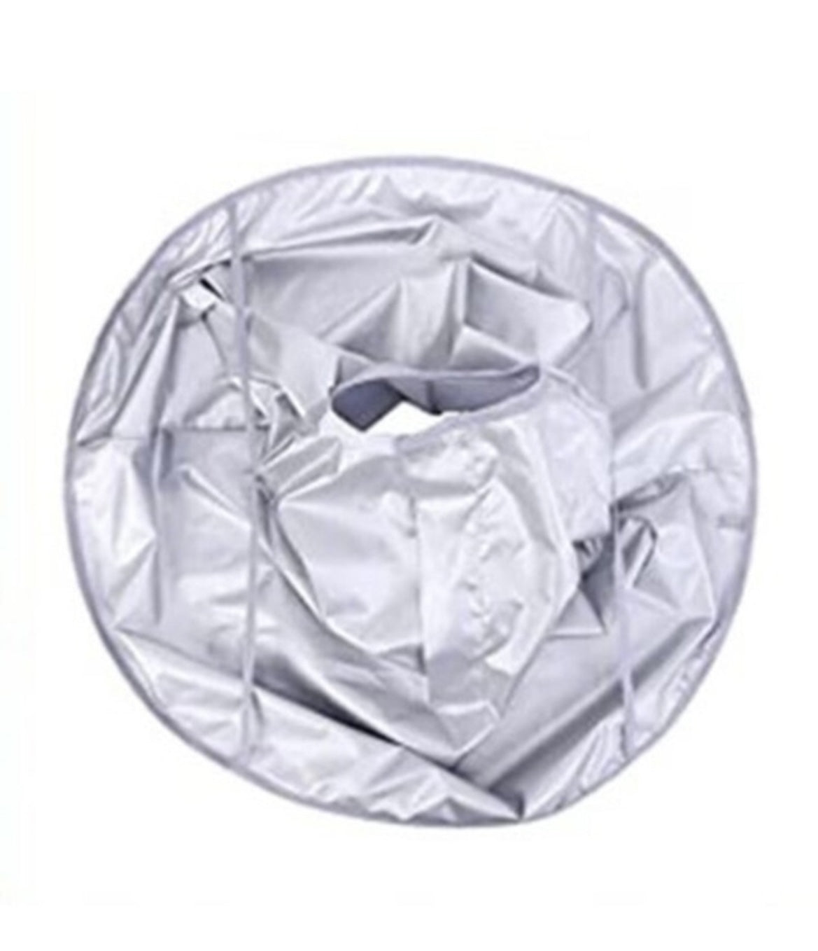 Pelerina de tuns, 60cm, gri argintiu, design umbrela, pentru barbati, 1 bucata