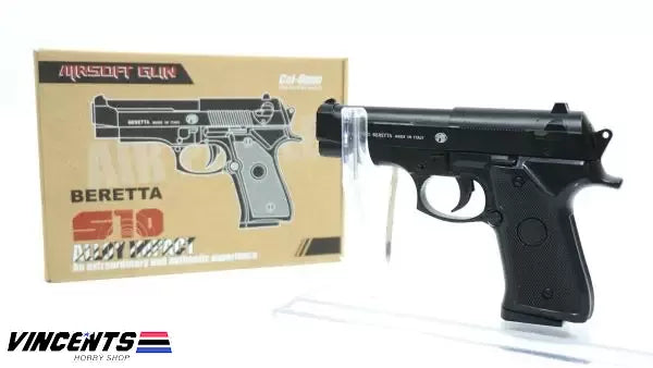 Pistol airsoft - Beretta, Metalic, Arc Spring, + 200 bile Profesionale 0.20, S10