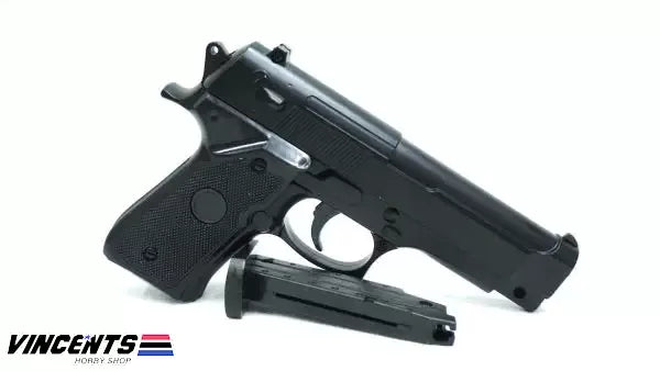 Pistol airsoft - Beretta, Metalic, Arc Spring, + 200 bile Profesionale 0.20, S10