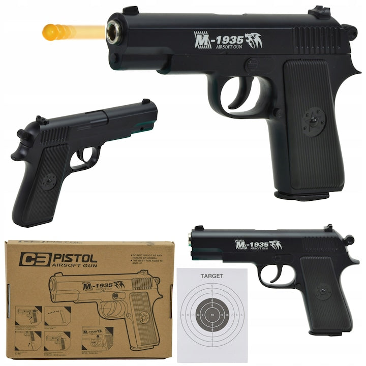 Pistol airsoft - Metalic, Arc Spring,  + 200 bile Profesionale 0.20, C3