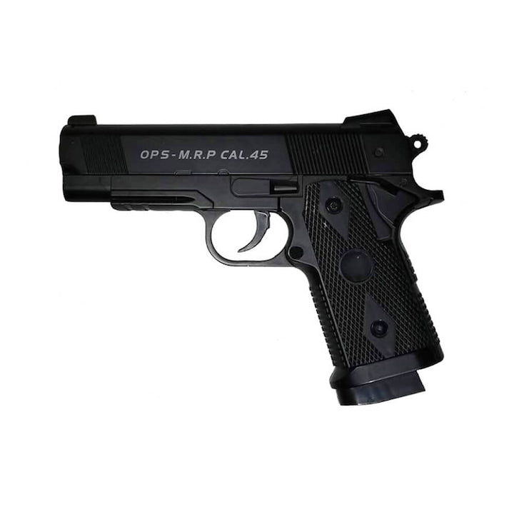Pistol Airsoft Metalic  K112B, Calibru 6mm 200 Bile Profesionale