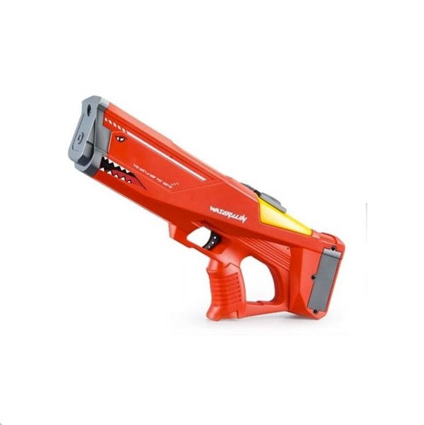 Pistol cu apa electric, distanta  jet 12m, rezervor 550ml, acumulator,  cablu USB, Rosu
