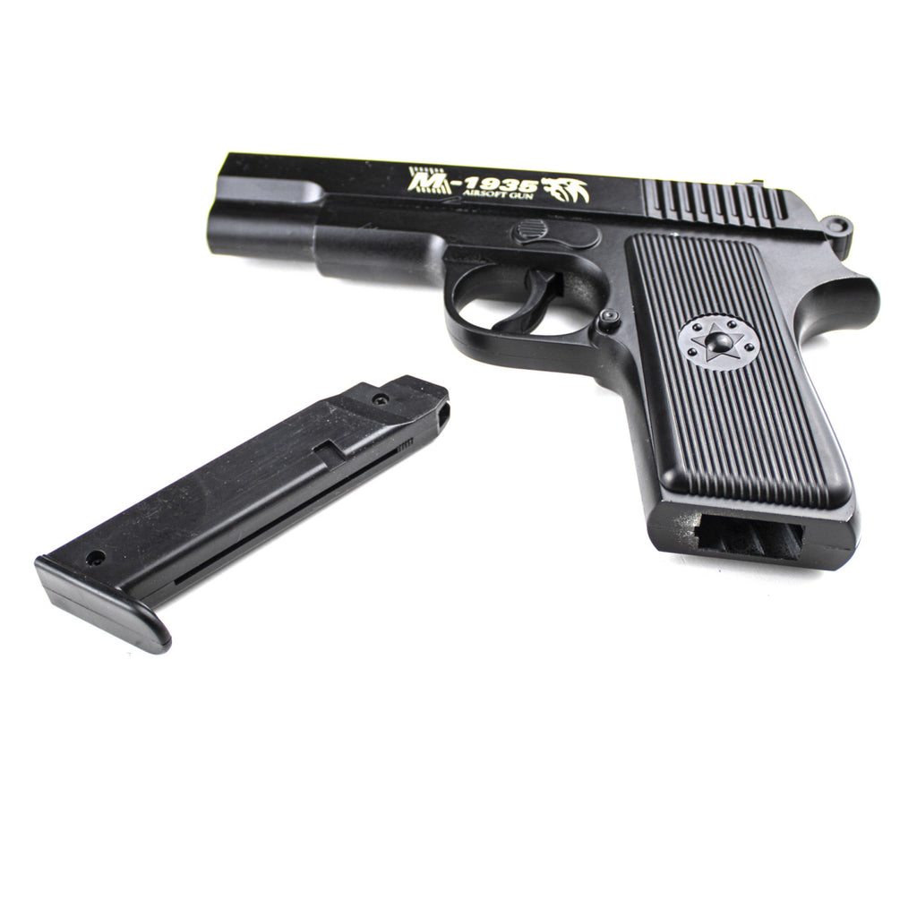 Pistol de jucarie cu aer comprimat Metalic S3 + 200 bile 0.20 xStoc®