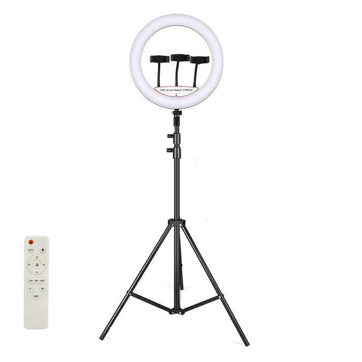 RING LIGHT LED 56cm, 55w, trepied 2m, telecomanda - xStoc