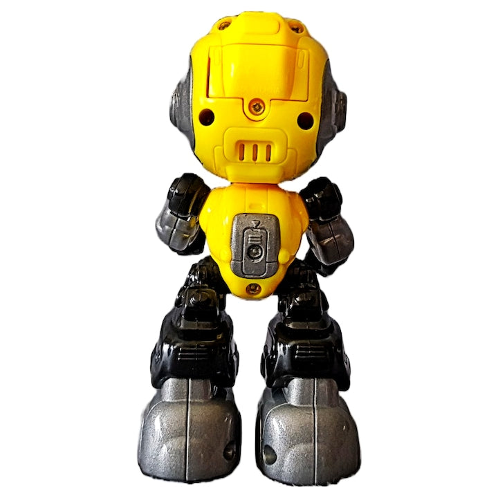 Robot de Jucarie Inteligent Vorbitor Die Cast de Metal Galben - xStoc
