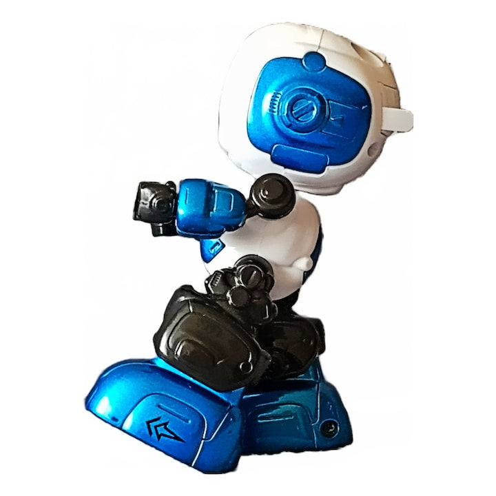 Robot de Jucarie Inteligent Vorbitor Die Cast Metal Albastru - xStoc