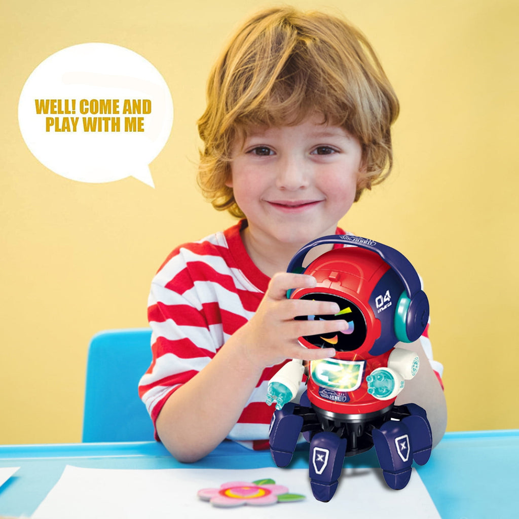 Robot Interactiv Dansator Cu Telecomanda, 17.5cm, 3 ani + Multicolor