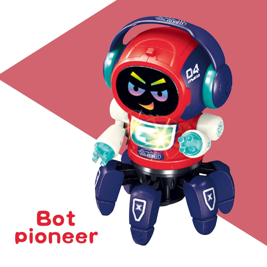 Robot Interactiv Dansator Cu Telecomanda, 17.5cm, 3 ani + Multicolor