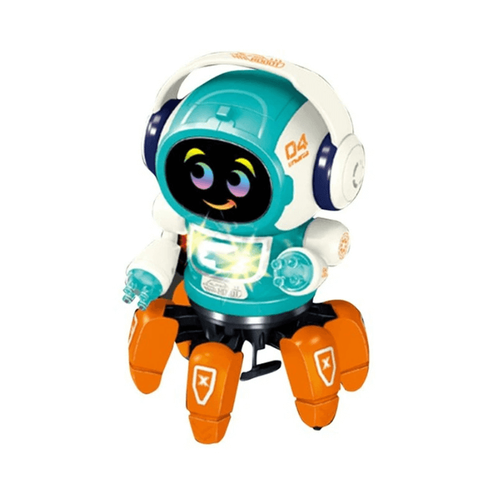 Robot Interactiv Dansator Cu Telecomanda, 17.5cm, 3 ani + Multicolor