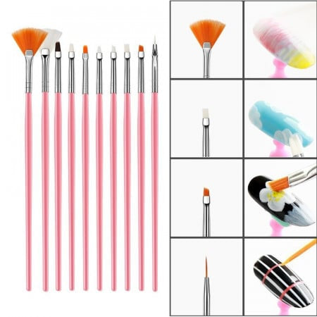 Set 15 pensule Pink - xStoc