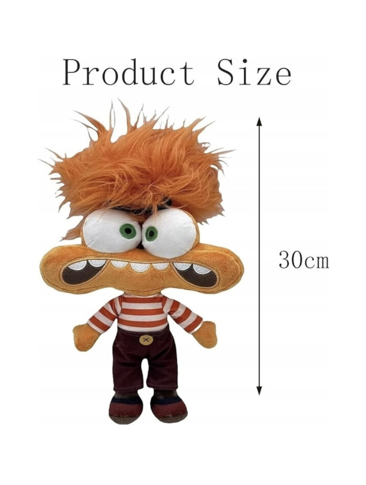 Set 2 jucarii de plus Inside Out, 30 cm, multicolor
