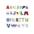 Set 26 Litere de plus, tip breloc, multicolor, 9 cm