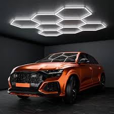 Aplica LED hexagon 280W Tuburi 566mm pentru frizerie , service