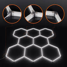 Aplica LED hexagon 280W Tuburi 566mm pentru frizerie , service