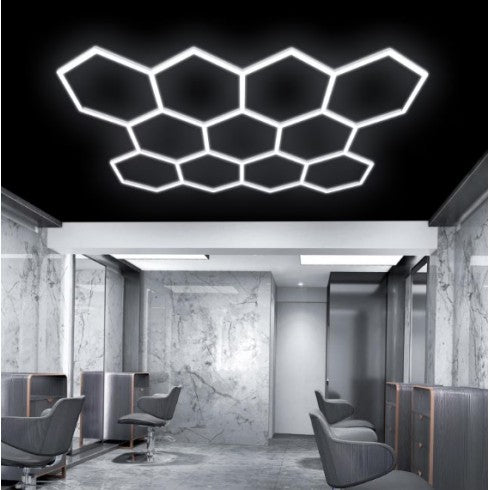 Aplica LED hexagon 280W Tuburi 566mm pentru frizerie , service